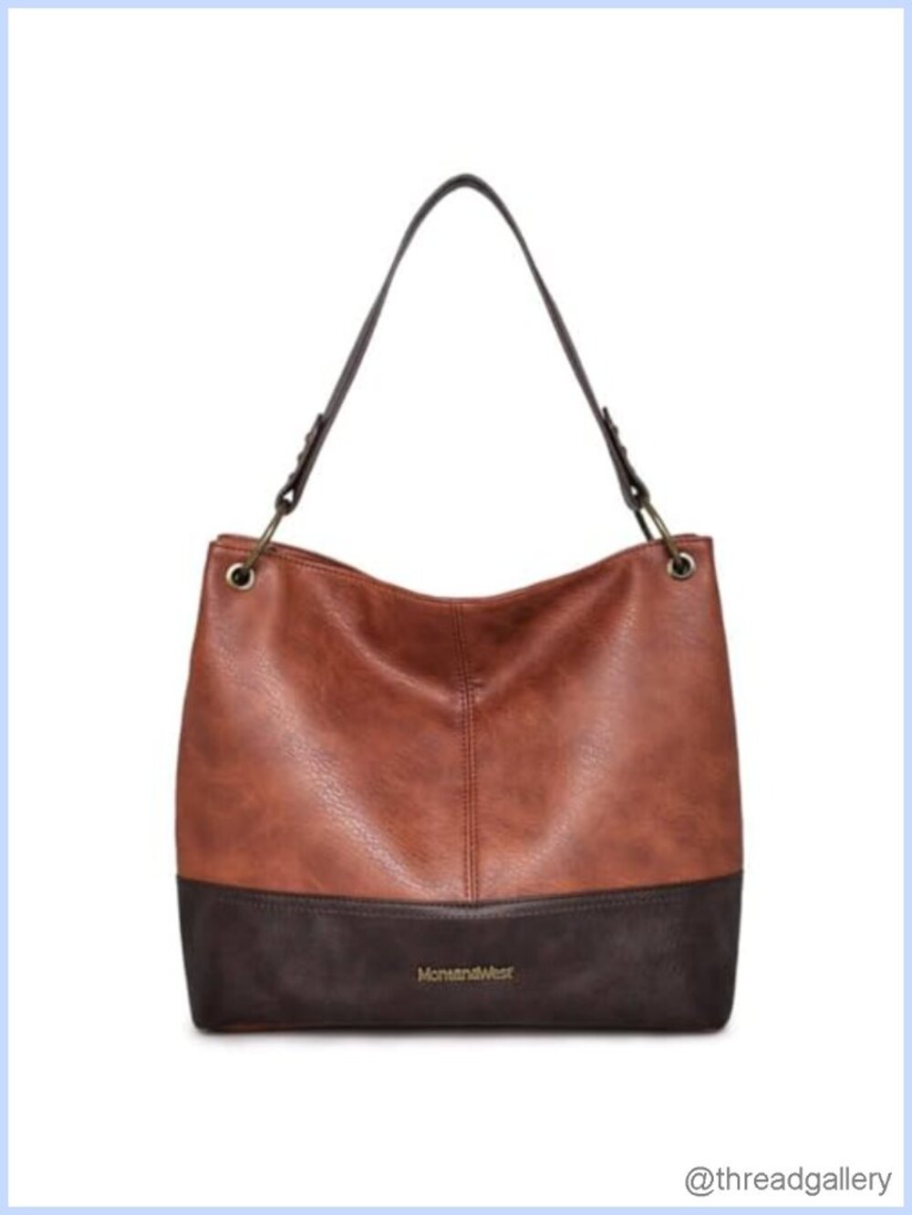 Montana West Vegan Leather Hobo Bag Slouchy Shoulder Purse Tote